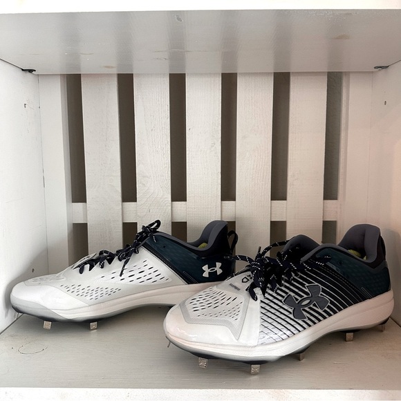 Under Armour Yard Microtips Metal Baseball
Cleats Size 15 NWOT - Picture 12 of 13